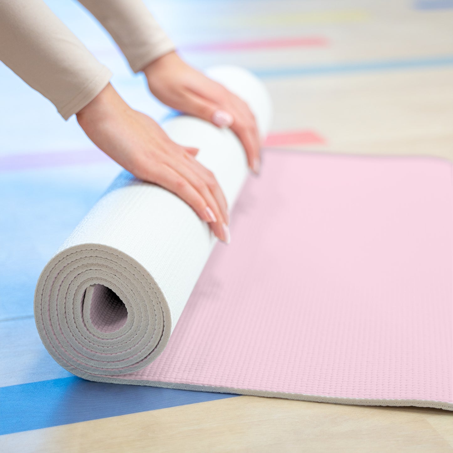 BabyGirl Elite Pink Foam Yoga Mat