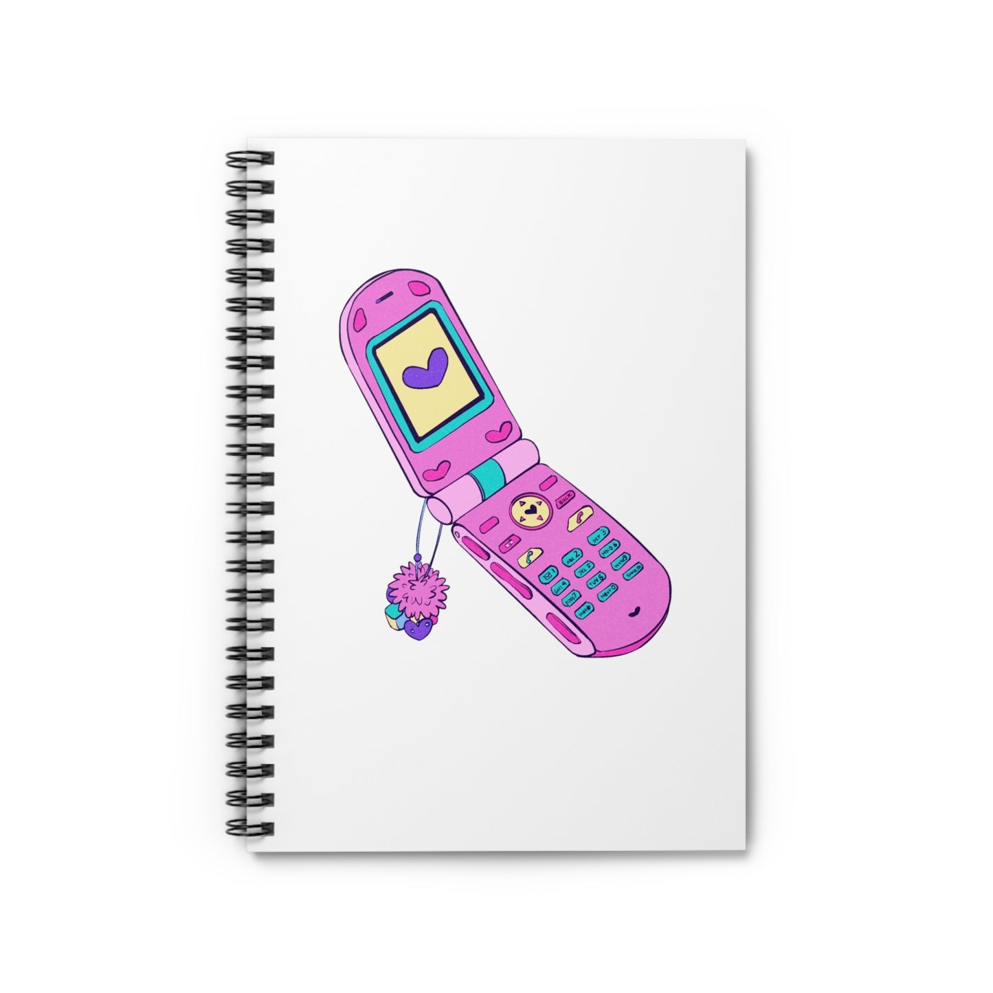BabyGirl Elite Y2K Phone Spiral Notebook