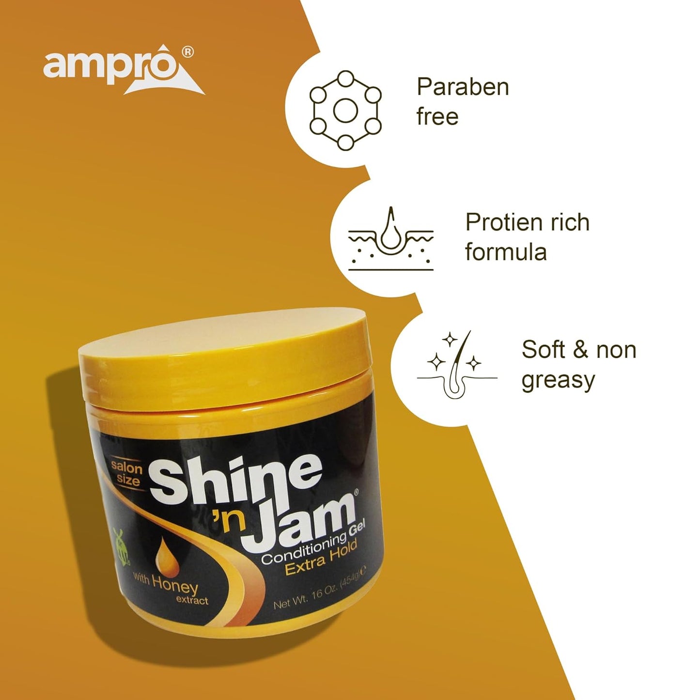 Shine 'n Jam Conditioning Gel Extra Hold for Braids, Twists, and Frizz Control