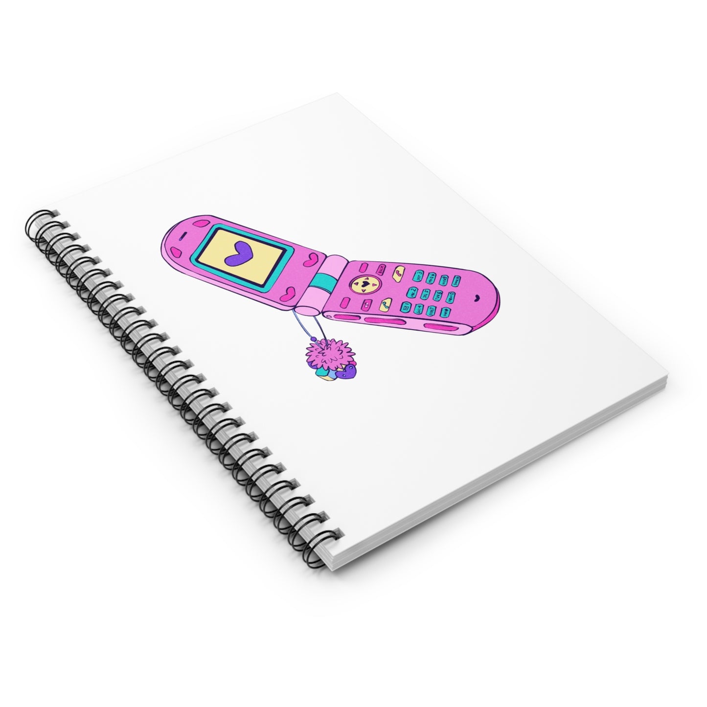 BabyGirl Elite Y2K Phone Spiral Notebook