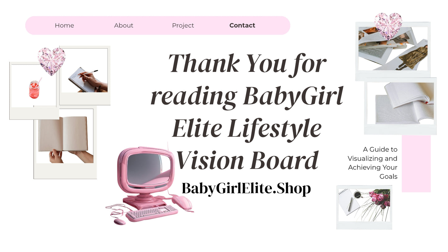 BabyGirl Elite Lifestyle Vision Board Ebook