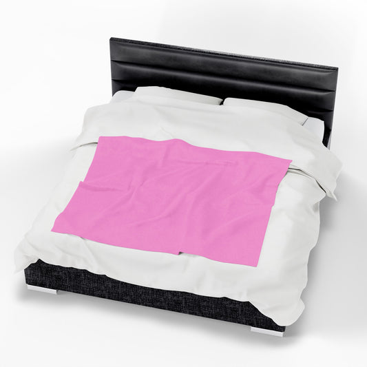 BabyGirl Elite Cozy Pink Leopard Velveteen Plush Blanket