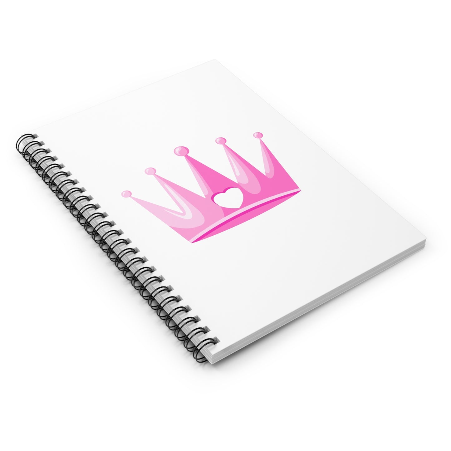 BabyGirl Elite Pink Crown Spiral Notebook