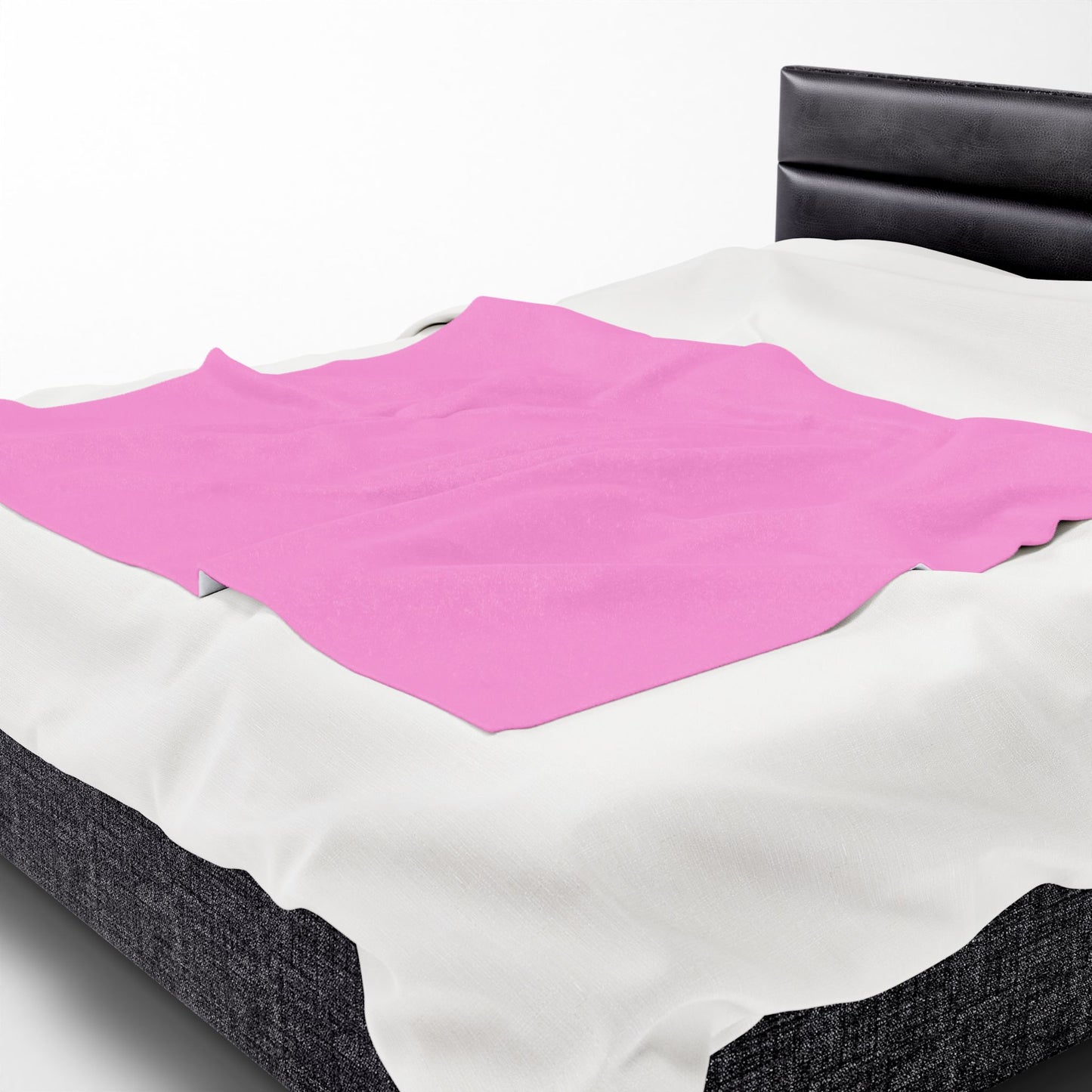 BabyGirl Elite Cozy Pink Leopard Velveteen Plush Blanket