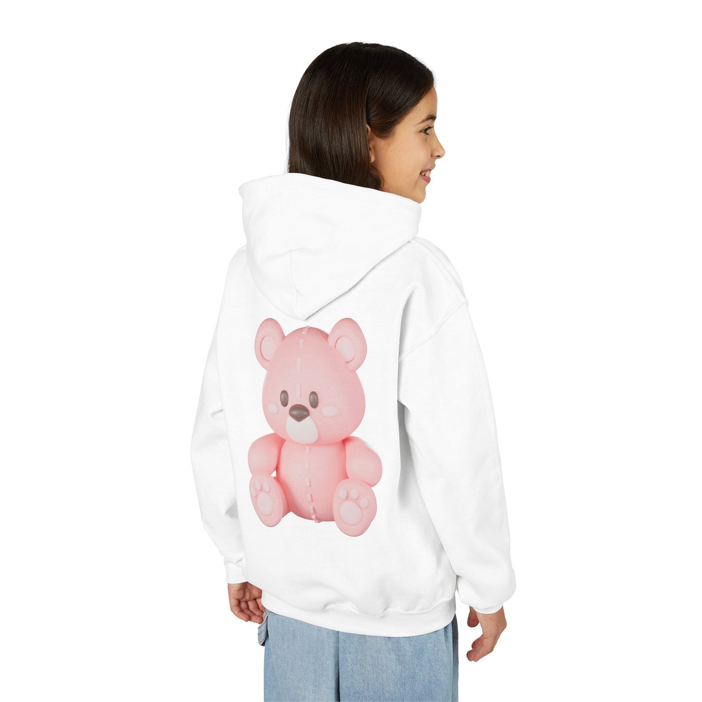 BabyGirl Elite Pink Teddy Bear Hoodie