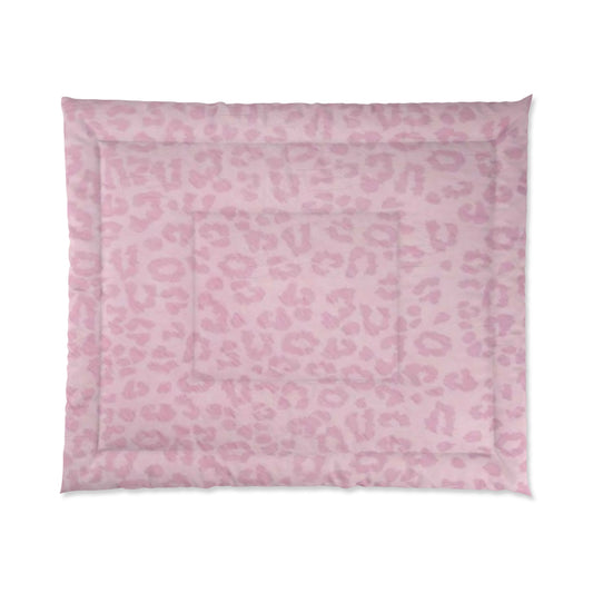 BabyGirl Elite Pink Leopard Print Comforter