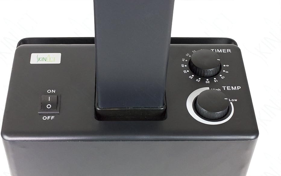 SKINACT Hooded Conditioning Hair Dryer 1150W with Stand, 60-Minute Timer, Temperature Adjustable, Angle & Height Adjustable Downdraft Hood