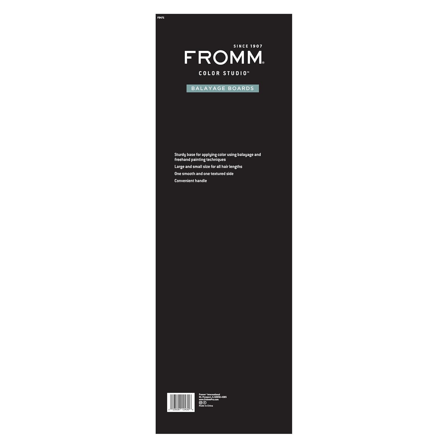 Fromm Color Studio Balayage Board Set for Hair Color, Highlights, and Freehand Painting Techniques with Double-Sided for All Hair Lengths