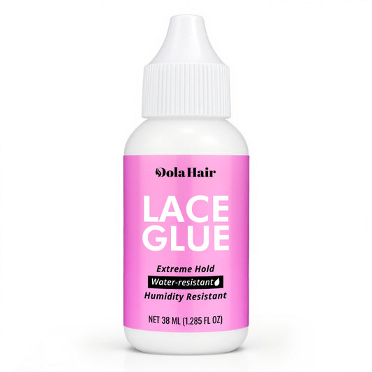 Dolahair Extreme Hold Lace Glue for Wigs, Waterproof, Invisible Bonding, 1.3 Ounce
