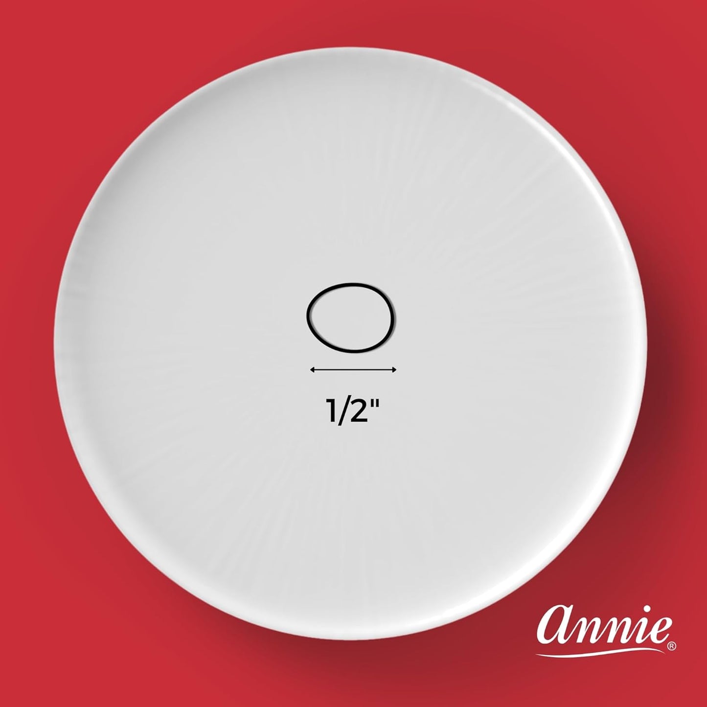 ANNIE 1000 RUBBER BANDS 1/2" #BLACK