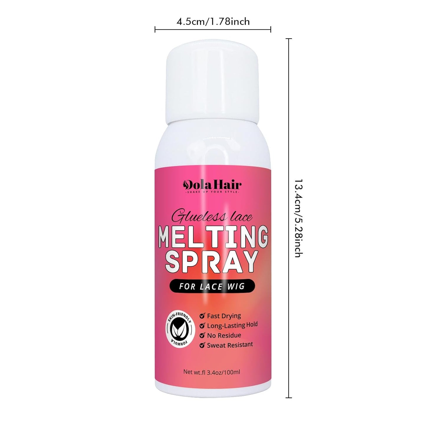 Dolahair Lace Glue Kit - Complete Set with Lace Tint Mousse, Wig Installation & Melting Spray(Medium Brown)