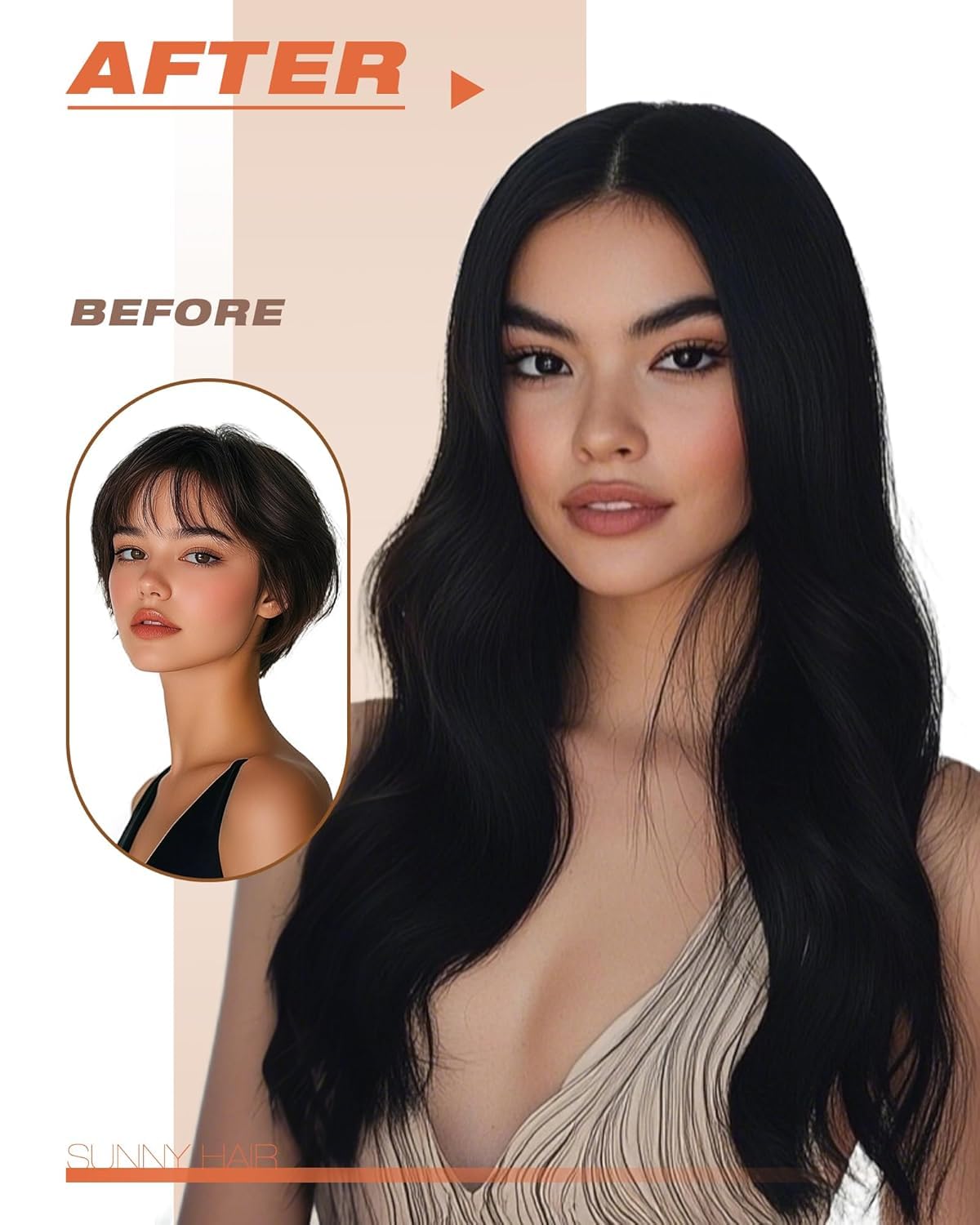 Sunny Hair Tape in Hair Extensions Human Hair 22inch Hair Extensions Real Human Hair Tape in Extensions for Women Jet Black Invisible Remy Hair Natural Straight Skin Weft Double Sided Tapes 20Pcs 50g