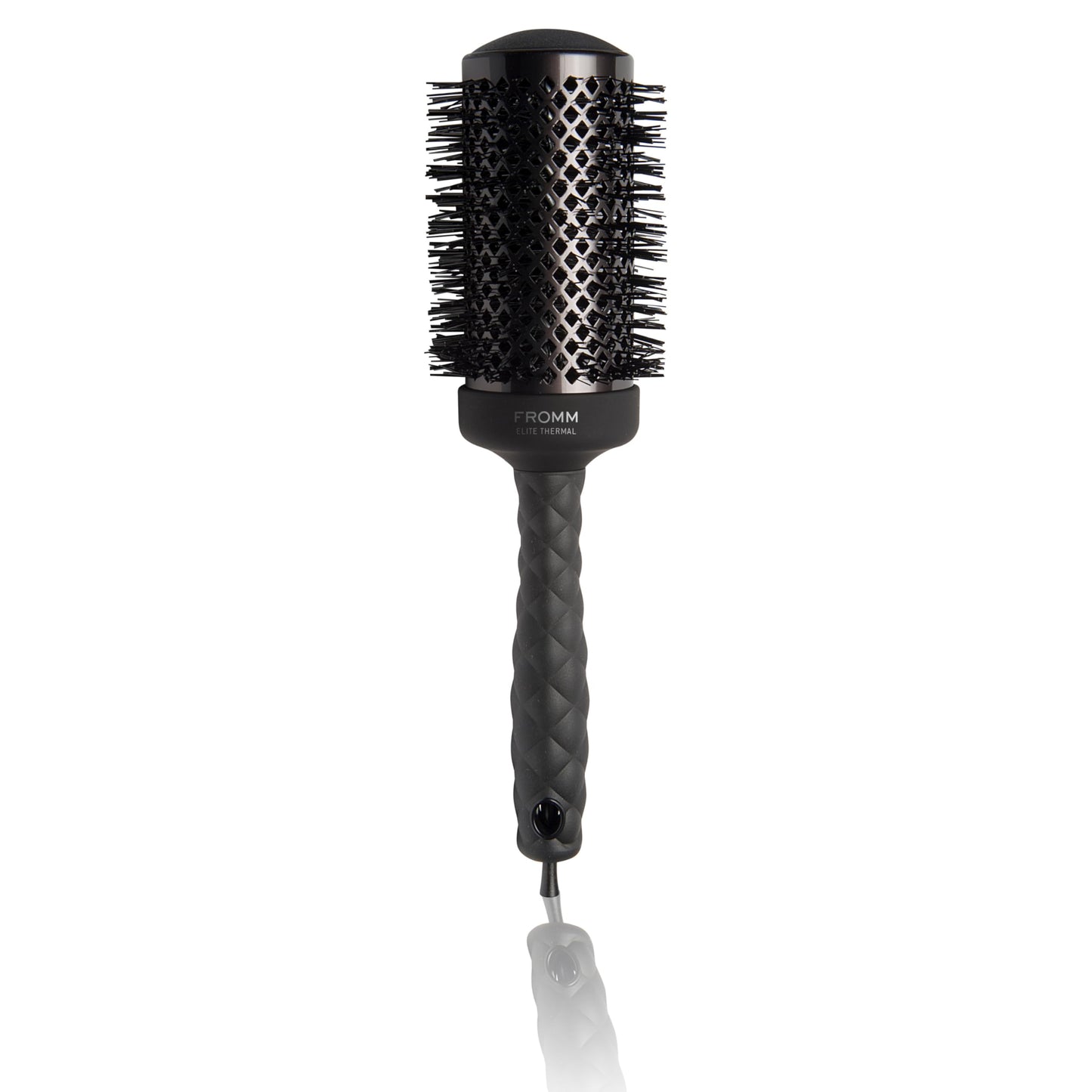 Fromm Elite Thermal Ceramic x Ionic 1.25 Inch Round Hair Brush for Expert Blowouts, Hair Drying, Extended Barrel for Anti-Static Styling, Smoothing, Straightening, and Shine, Ideal for Short Hair