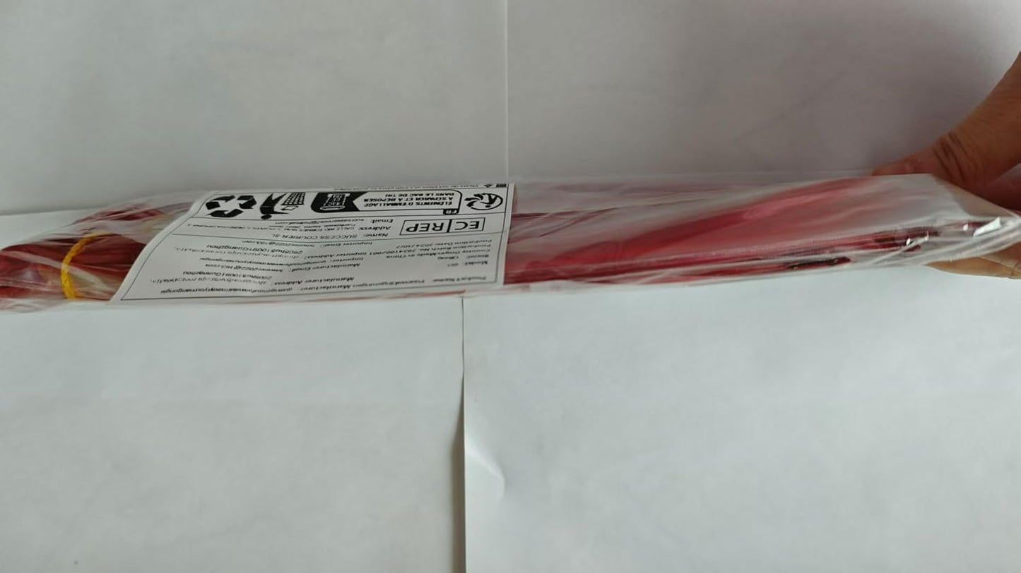 12 PCS Red Hair Extensions Clip in, 22 Inch Colored Hair Extensions Party Highlights Long Straight Synthetic Hairpieces for Women Kids Girls Cosplay