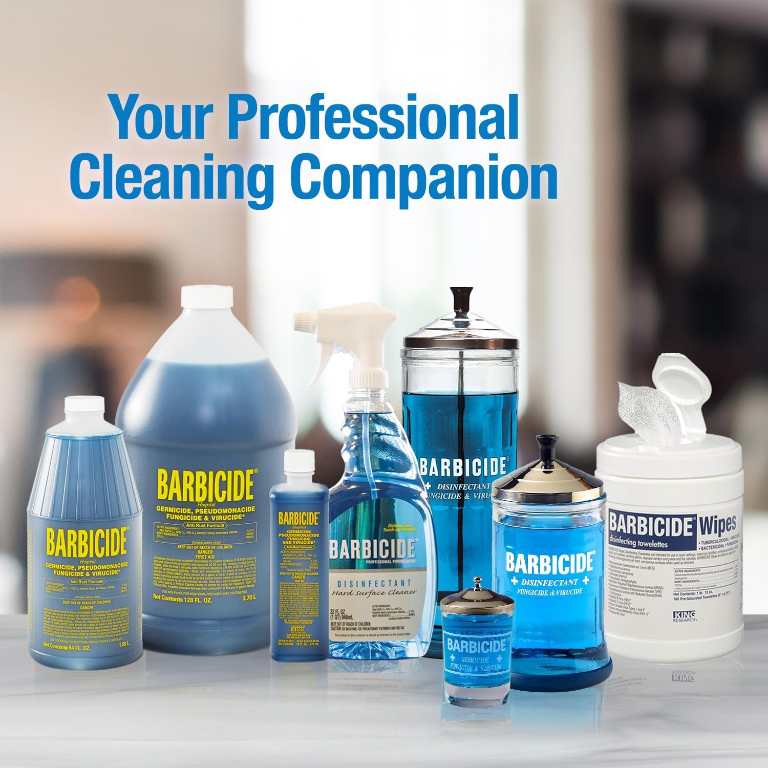 BARBICIDE Disinfectant Concentrate, 64 Oz (2 Bottles)