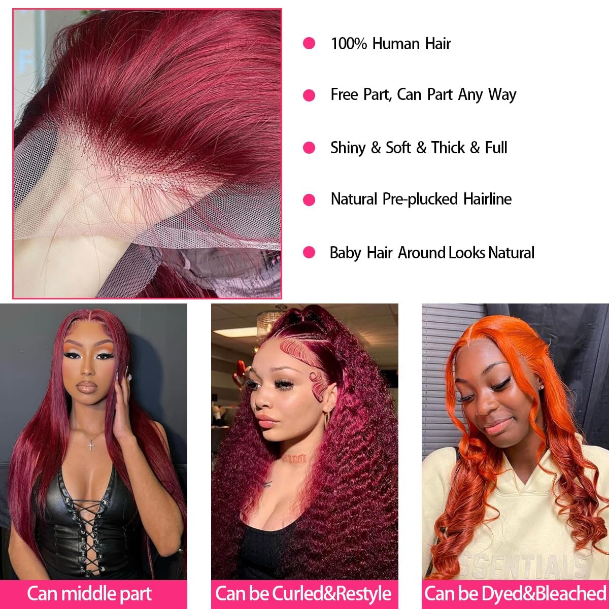 13x6 Straight Lace Front Wigs Human Hair 200 Density HD Transparent Lace Frontal Human Hair Wigs for Women Glueless Wigs Human Hair Pre Plucked 28 Inch