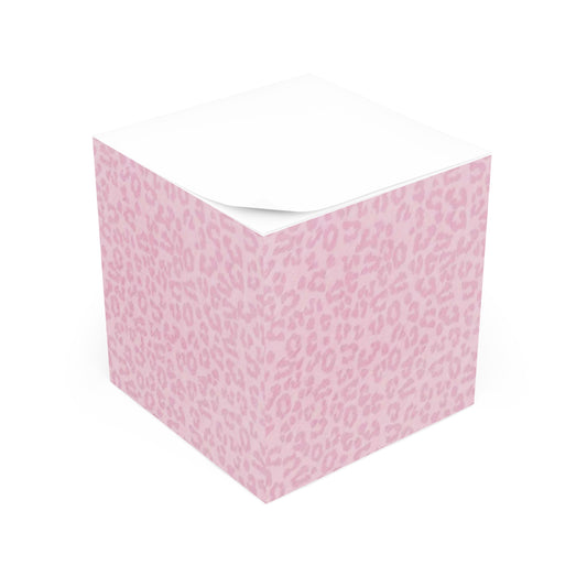 BabyGirl Elite Leopard Print Sticky Note Cube