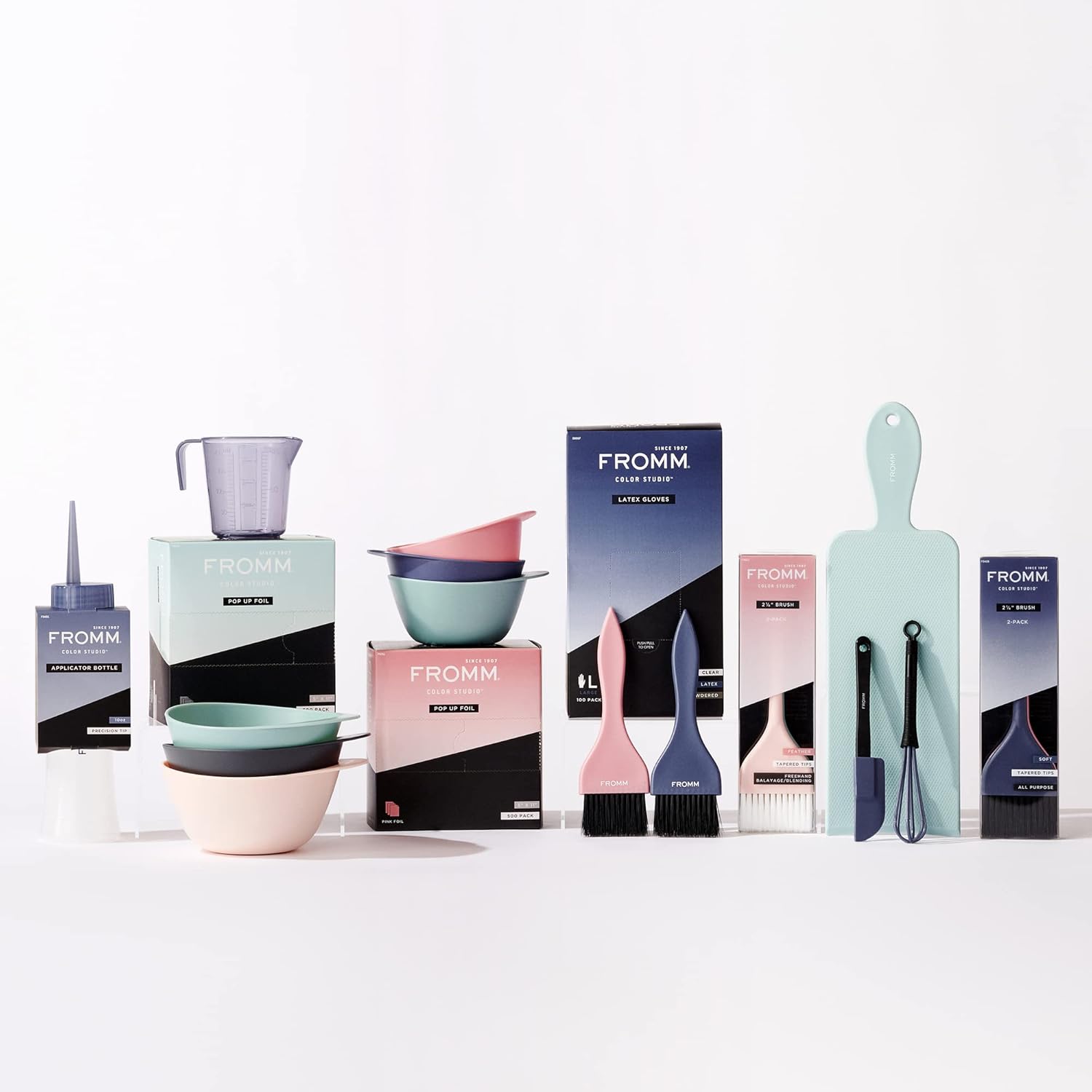 Fromm Color Studio Balayage Board Set for Hair Color, Highlights, and Freehand Painting Techniques with Double-Sided for All Hair Lengths