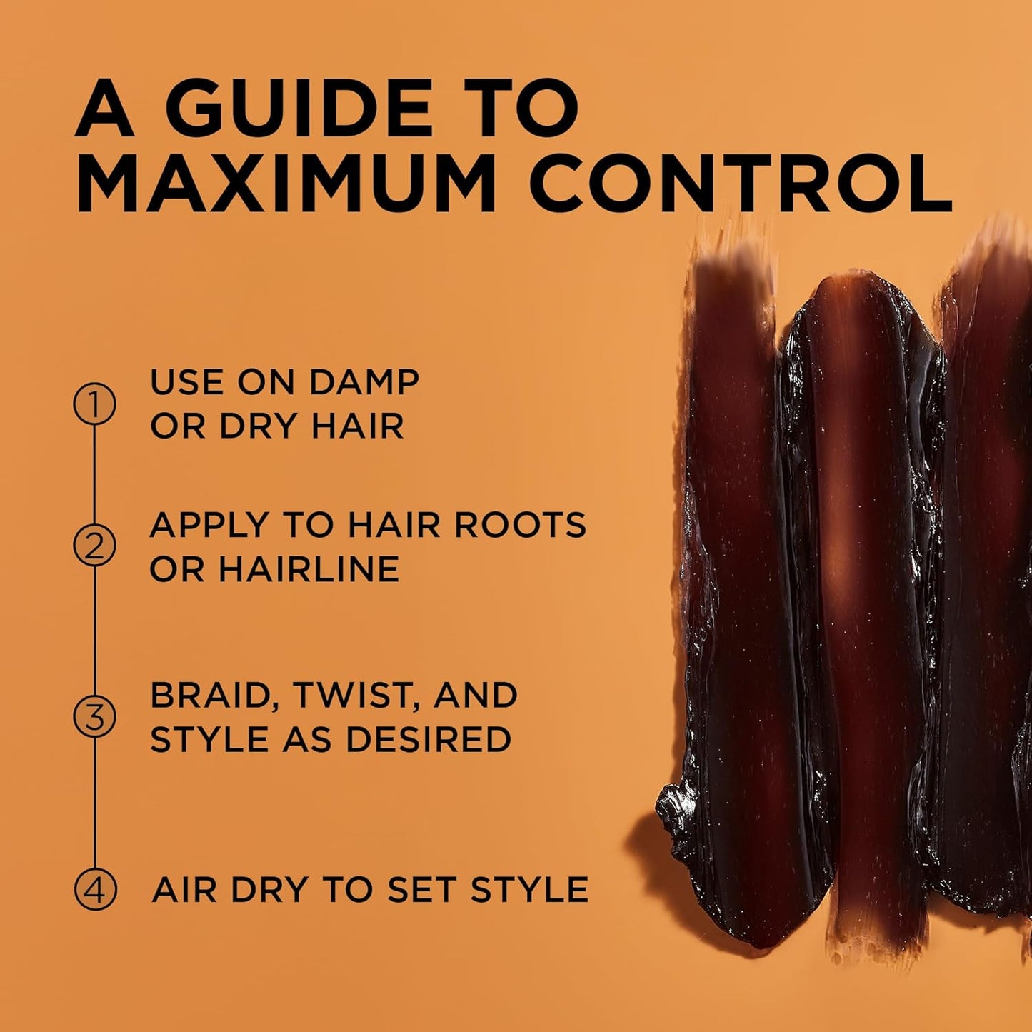 African Pride Black Castor Miracle Extra Hold Braid, Loc, Twist Gel - Extreme Hold Braiding Hair Gel, Edge Control & Tames Frizz, No Flake | Natural Ingredients, Black Castor & Coconut Oil | 12oz