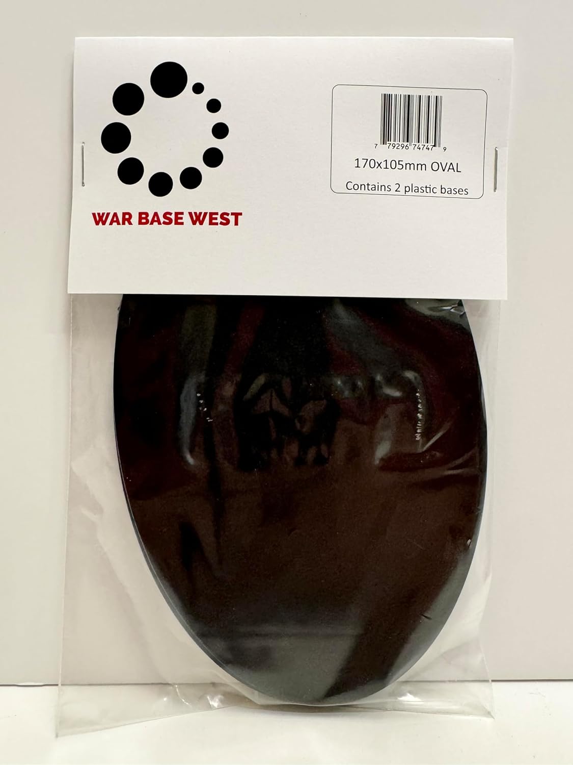 Lot of 2 170mm x 105mm Huge Oval Bases for Warhammer 40k Games Workshop Imperial Knight