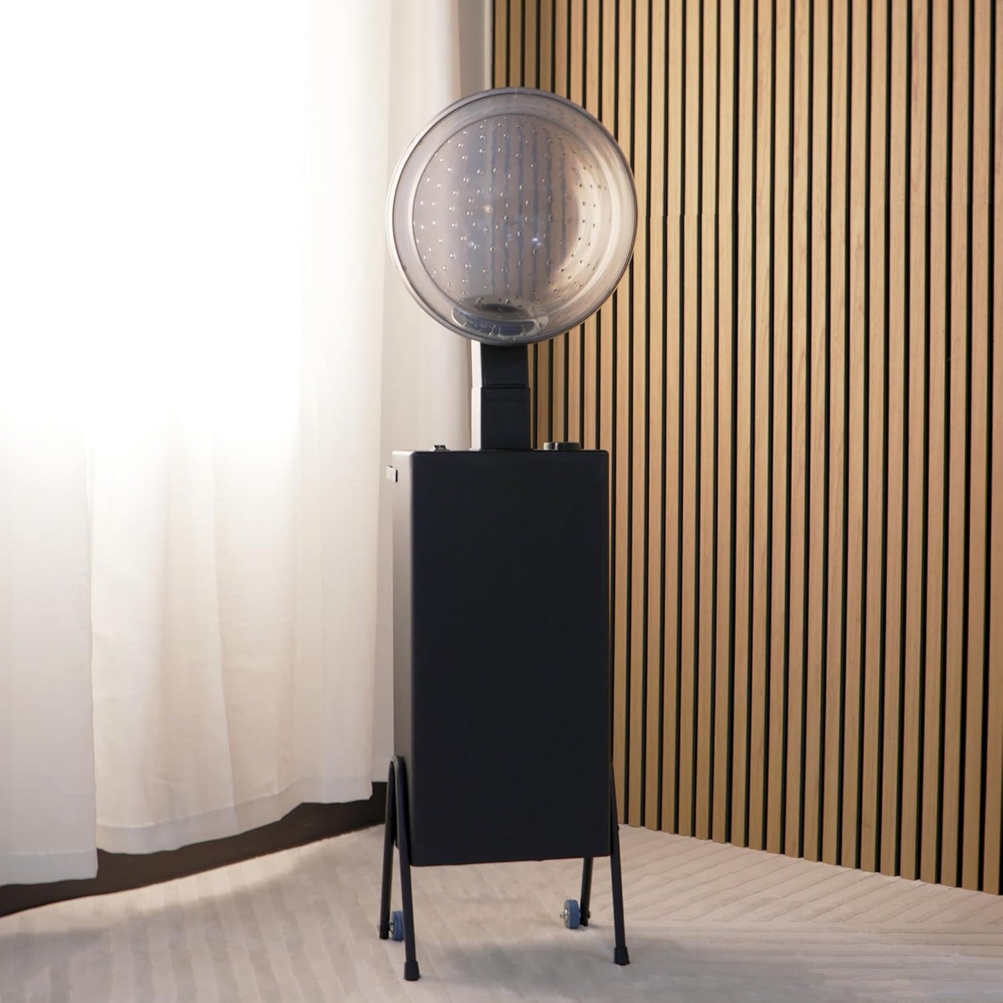 SKINACT Hooded Conditioning Hair Dryer 1150W with Stand, 60-Minute Timer, Temperature Adjustable, Angle & Height Adjustable Downdraft Hood