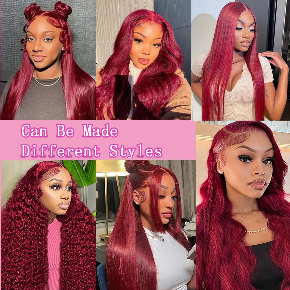 28 Inch 99j Burgundy Lace Front Wigs Human Hair Red Burgundy Wig 180% Density 13x6 Body Wave Lace Front Wigs Pre Plucked Glueless Lace Front Wigs Human Hair for Women