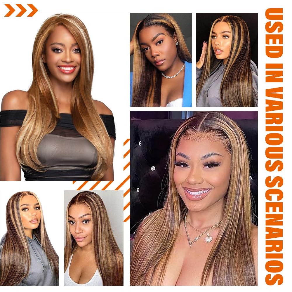 13x6 Lace Front Wigs Human Hair for Women 180 Density HD Transparent 28 Inch Straight Lace Front Wigs Human Hair Pre Plucked Glueless Lace Frontal Wigs Natural Black Color