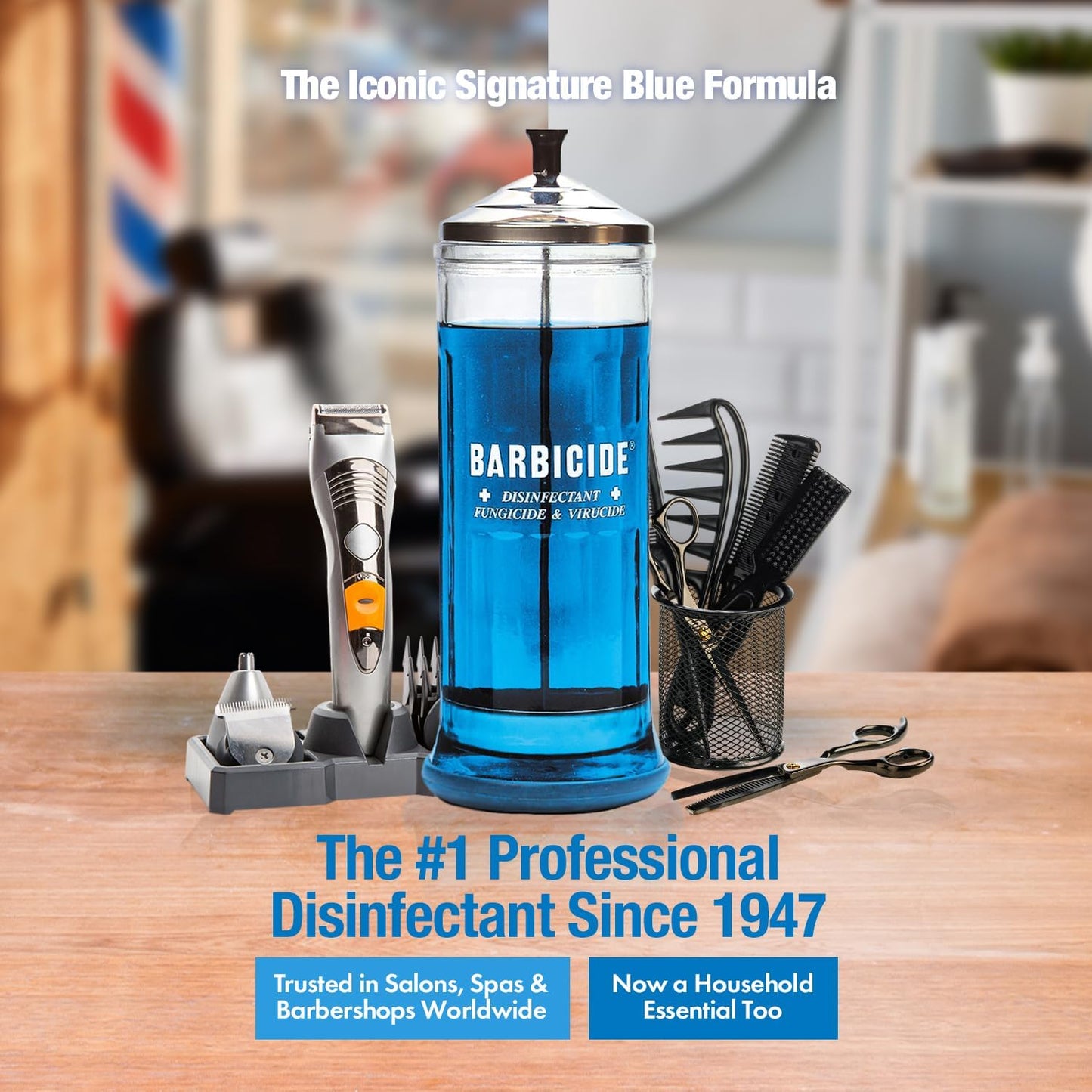 BARBICIDE Disinfectant Concentrate, 64 Oz (2 Bottles)