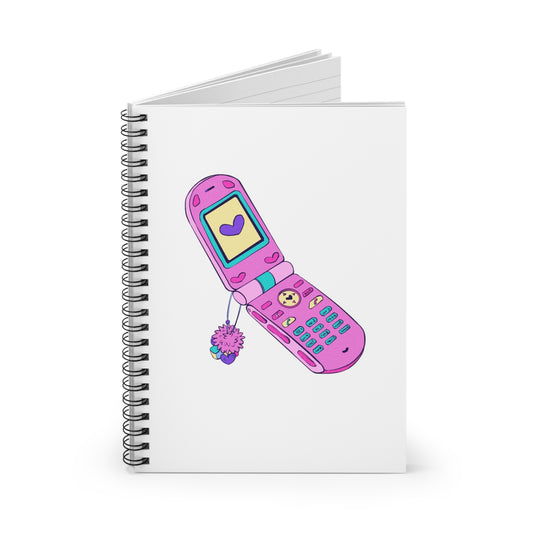 BabyGirl Elite Y2K Phone Spiral Notebook