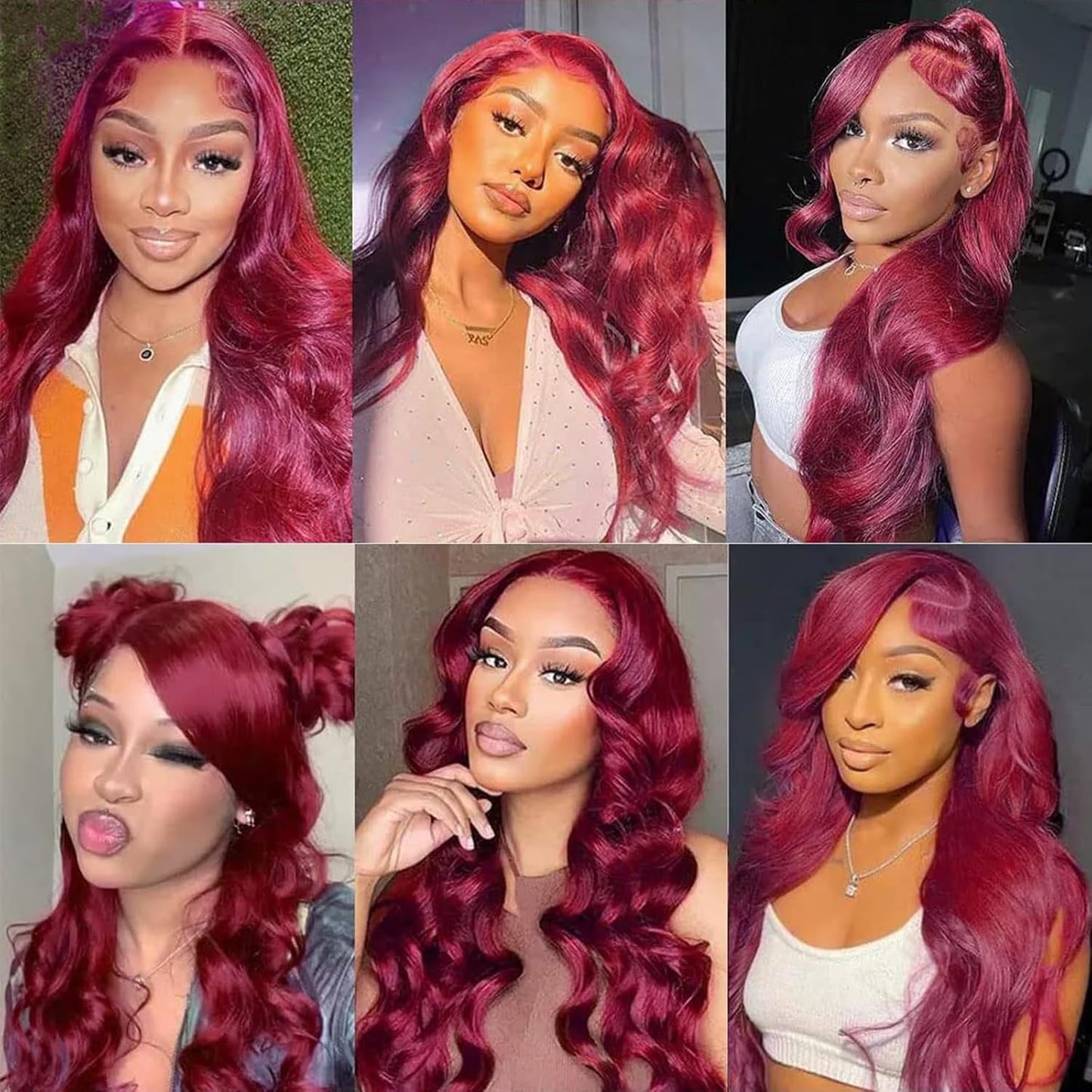 28 Inch 99j Burgundy Lace Front Wigs Human Hair Red Burgundy Wig 180% Density 13x6 Body Wave Lace Front Wigs Pre Plucked Glueless Lace Front Wigs Human Hair for Women