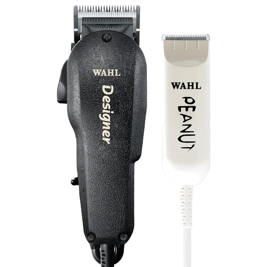 Wahl Professional All Star Corded Combo Includes Designer Clipper and Peanut Trimmer Powerful Motors Complete Kit