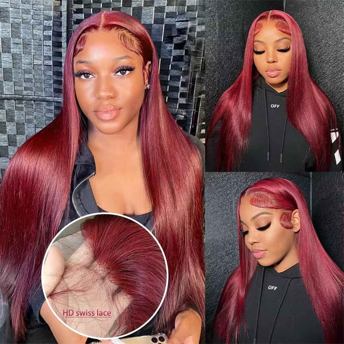 13x6 Lace Front Wigs Human Hair for Women 180 Density HD Transparent 28 Inch Straight Lace Front Wigs Human Hair Pre Plucked Glueless Lace Frontal Wigs Natural Black Color