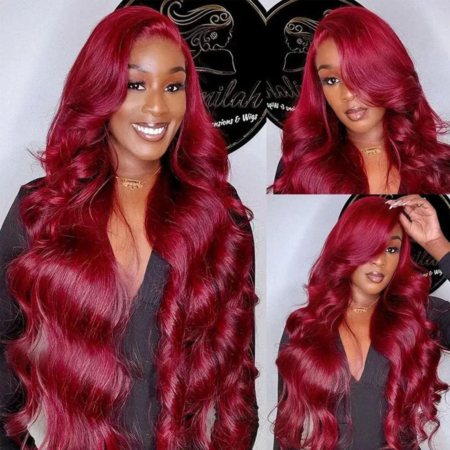 28 Inch 99j Burgundy Lace Front Wigs Human Hair Red Burgundy Wig 180% Density 13x6 Body Wave Lace Front Wigs Pre Plucked Glueless Lace Front Wigs Human Hair for Women