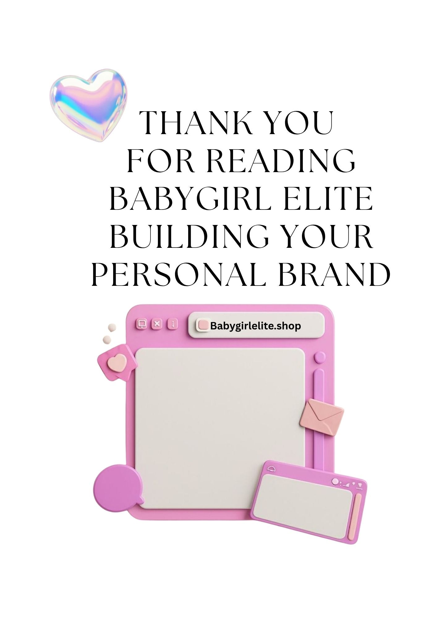 BABYGIRL ELITE Your Personal Brand Blueprint Ebook